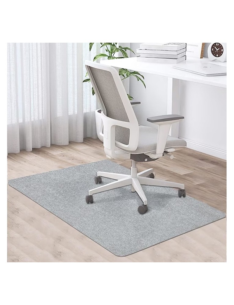 Covor protectie scaun birou, 120x90cm, gri deschis