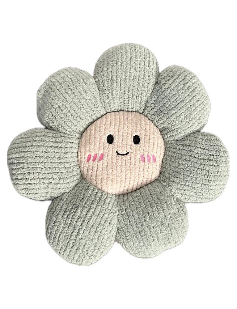 Perna decorativa floare 45 cm, Verde inchis