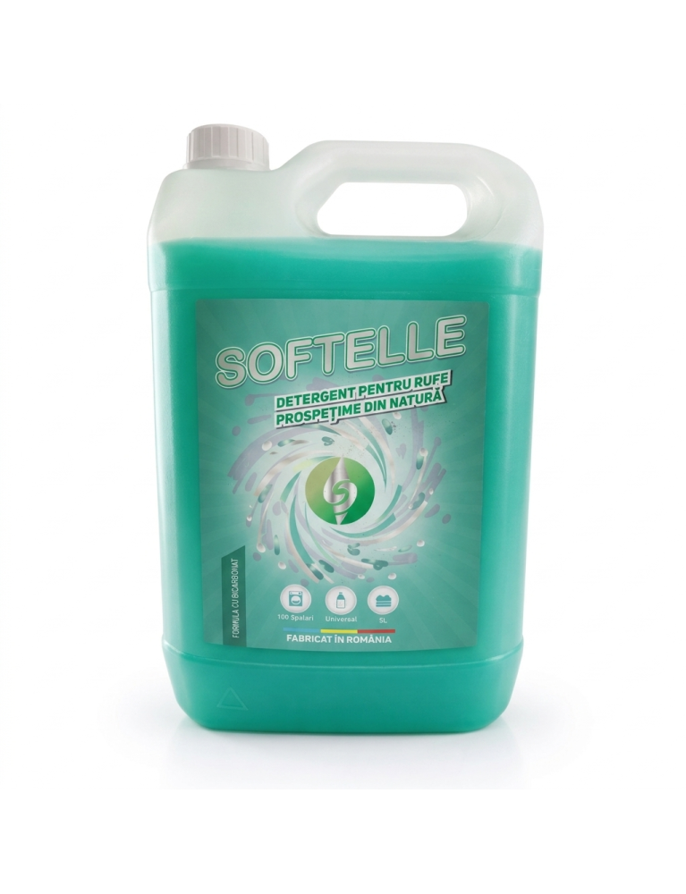 Detergent lichid Softelle 100 spalari , 5 l Detergent Prospetimea Naturii