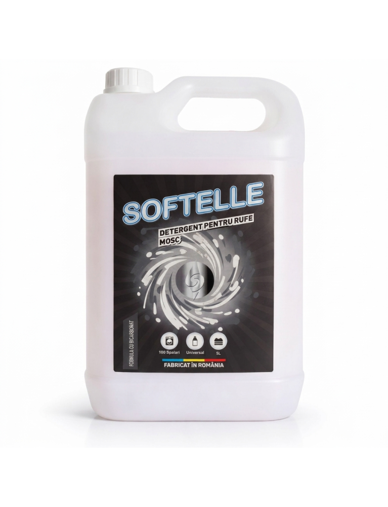 Detergent lichid Softelle pentru rufe 100 spalari , 5 l Detergent Mosc